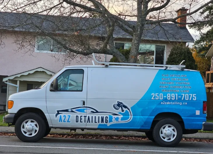 A2Z Detailing mobile van in Victoria BC